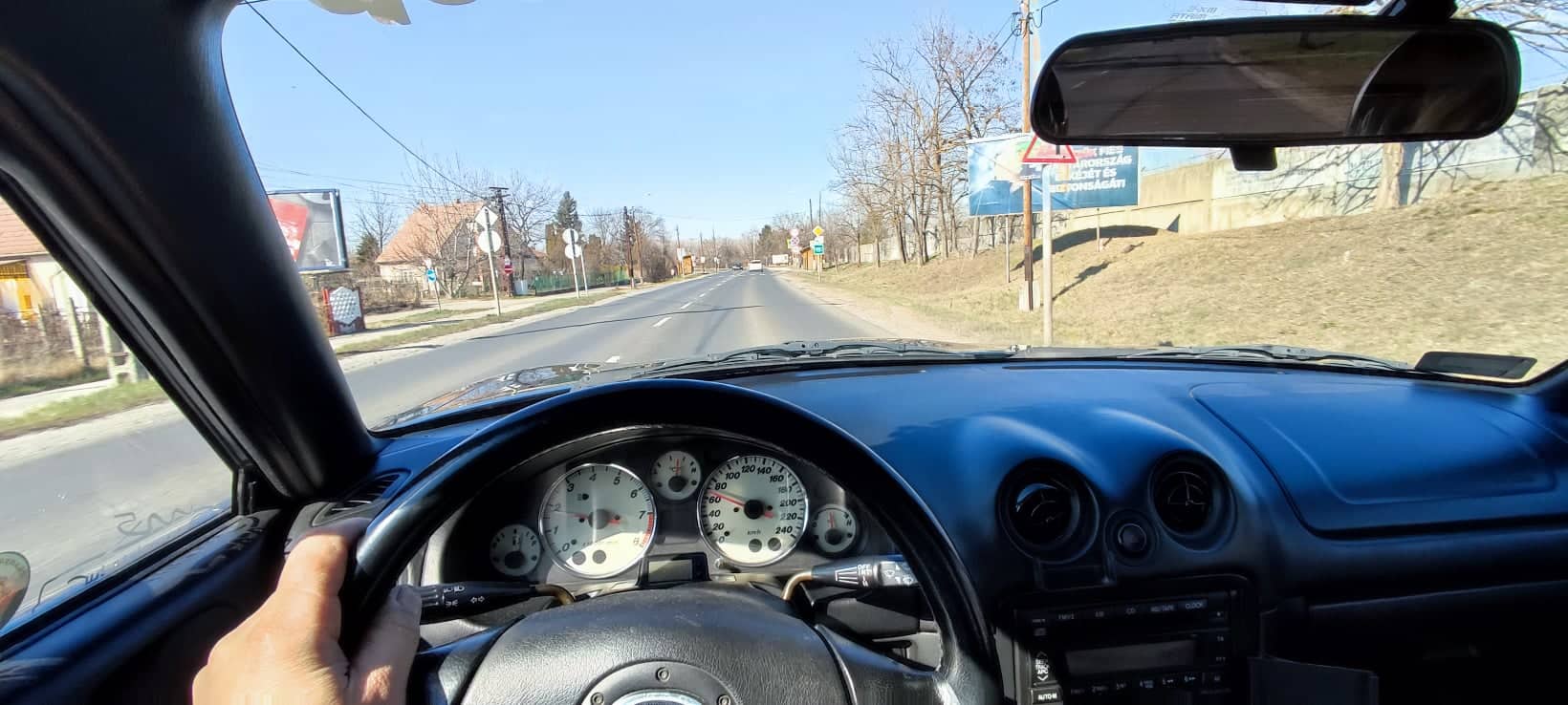 1,3" OLED Display Holder for Miata NB Steering Column