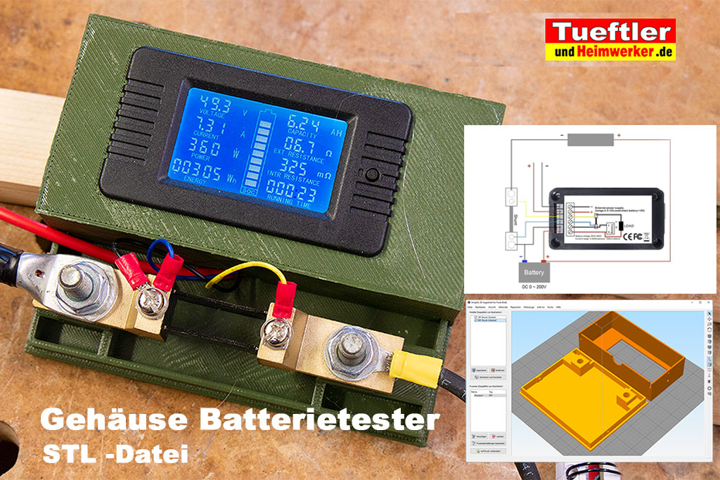 Batterietester - battery tester - PZEM-015 - Box
