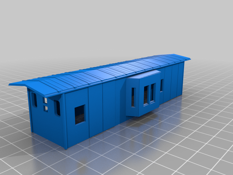 HO Scale Bay Window Caboose
