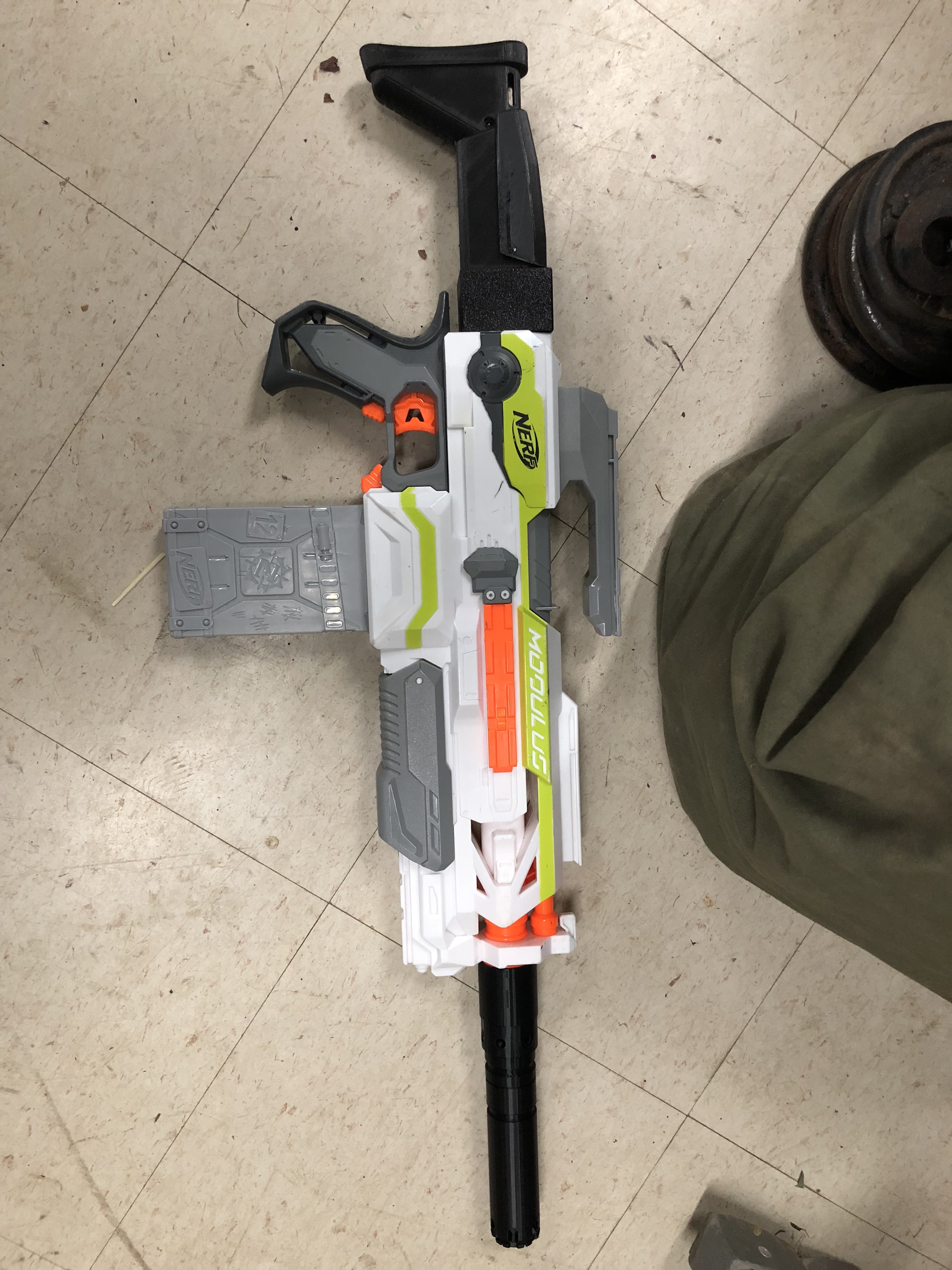 Nerf Modulus SILENCED SCAR Barrel Suppressor Fortnite