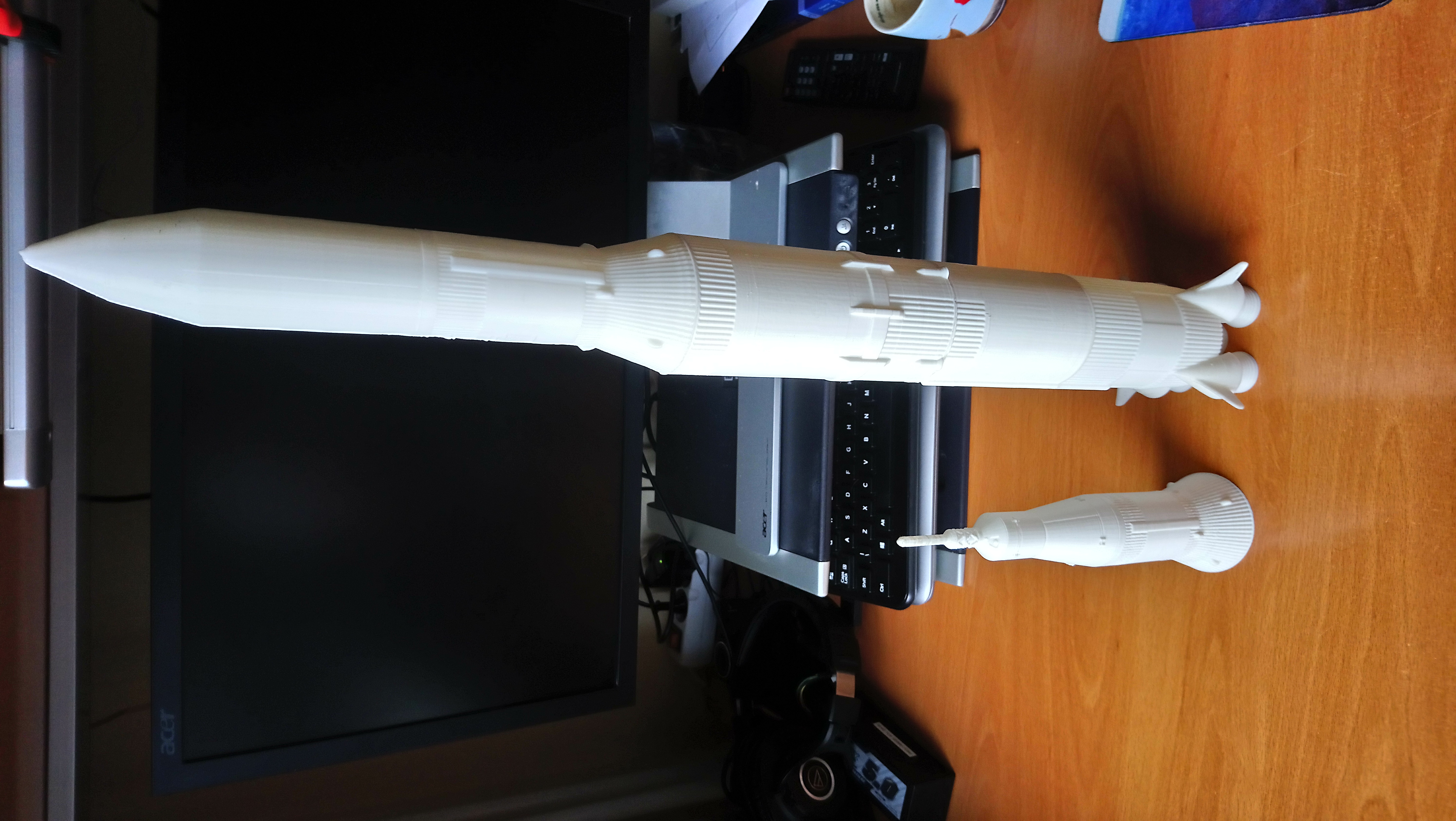Skylab fairing for Modular Snap-Fit Saturn V by RealAbsurdity