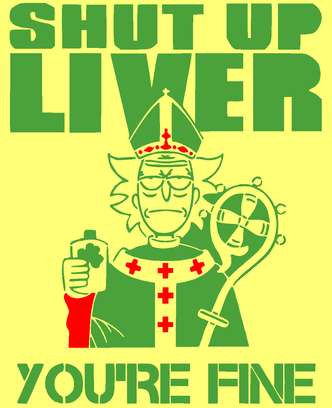 St pat Rick stencil