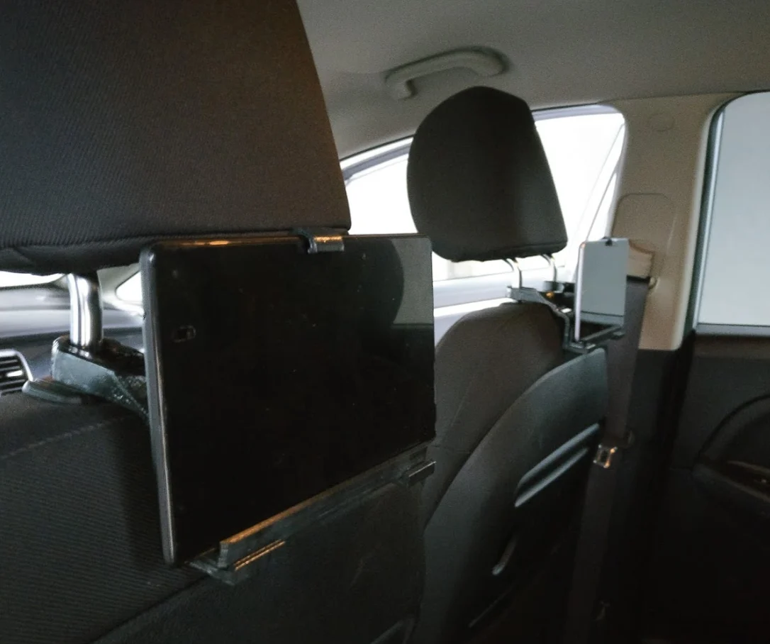 Car back seat tablet mount