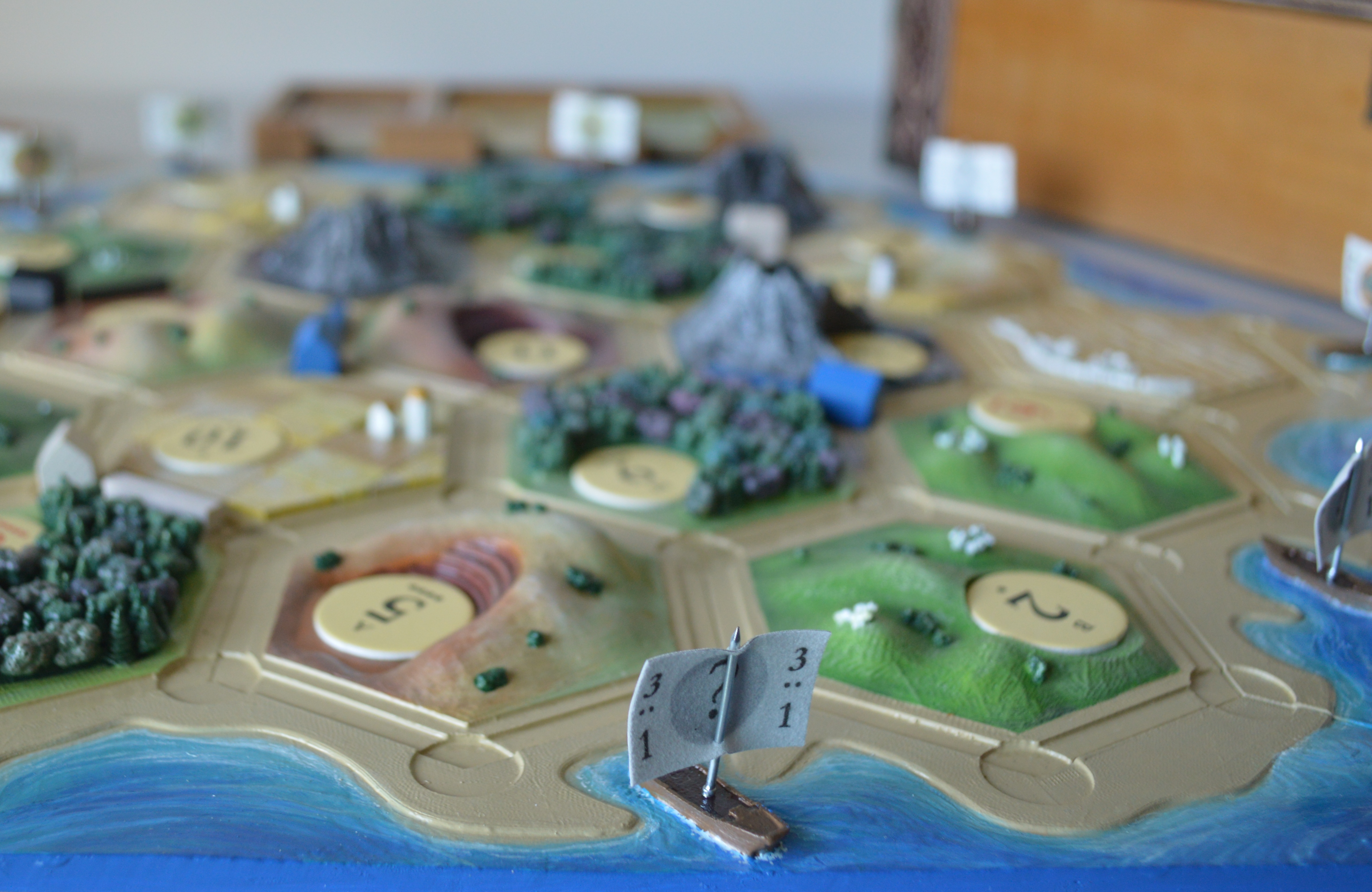 Catan Seaside Pieces with Ports