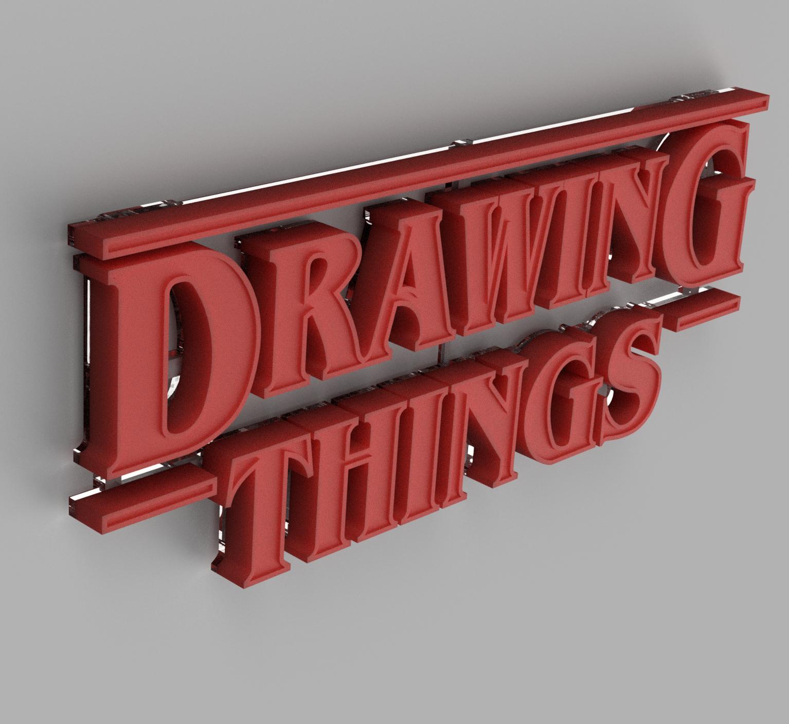 Stranger Things style logo