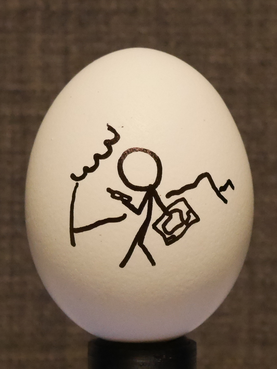xkcd Geohashing Eggbot Design (outline / monochrome)