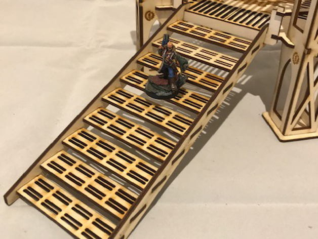 Long Staircases 3mm laser cut MDF/PLY
