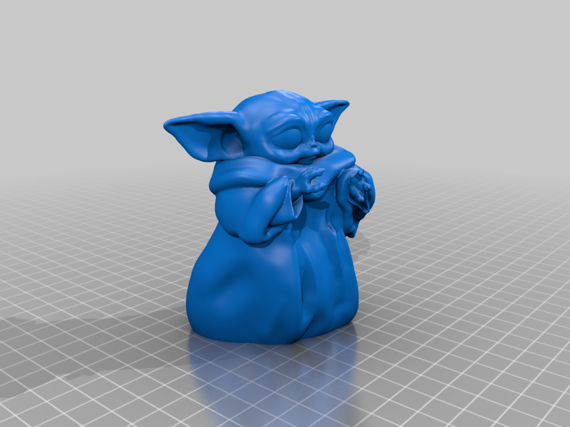 Baby Yoda with Heart