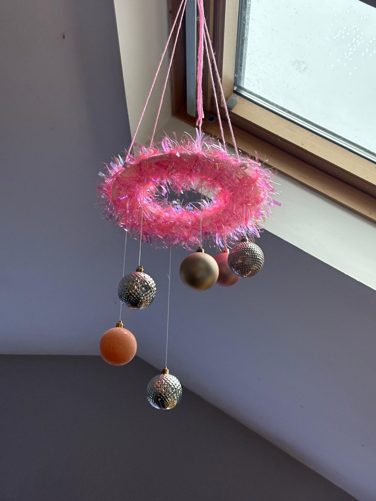 Halo Ornament Ring with Hanging Loops