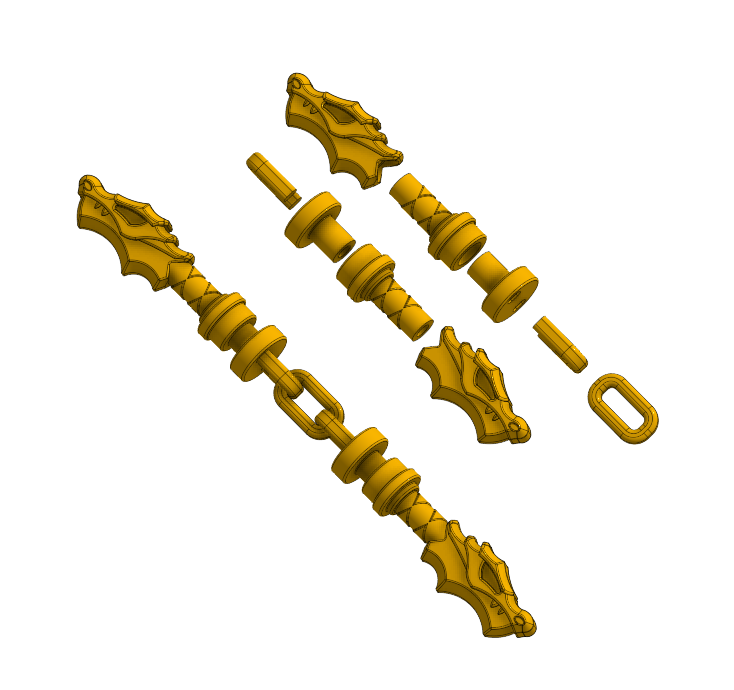 NUNCHUCKS OF LIGHTNING NIJAGO