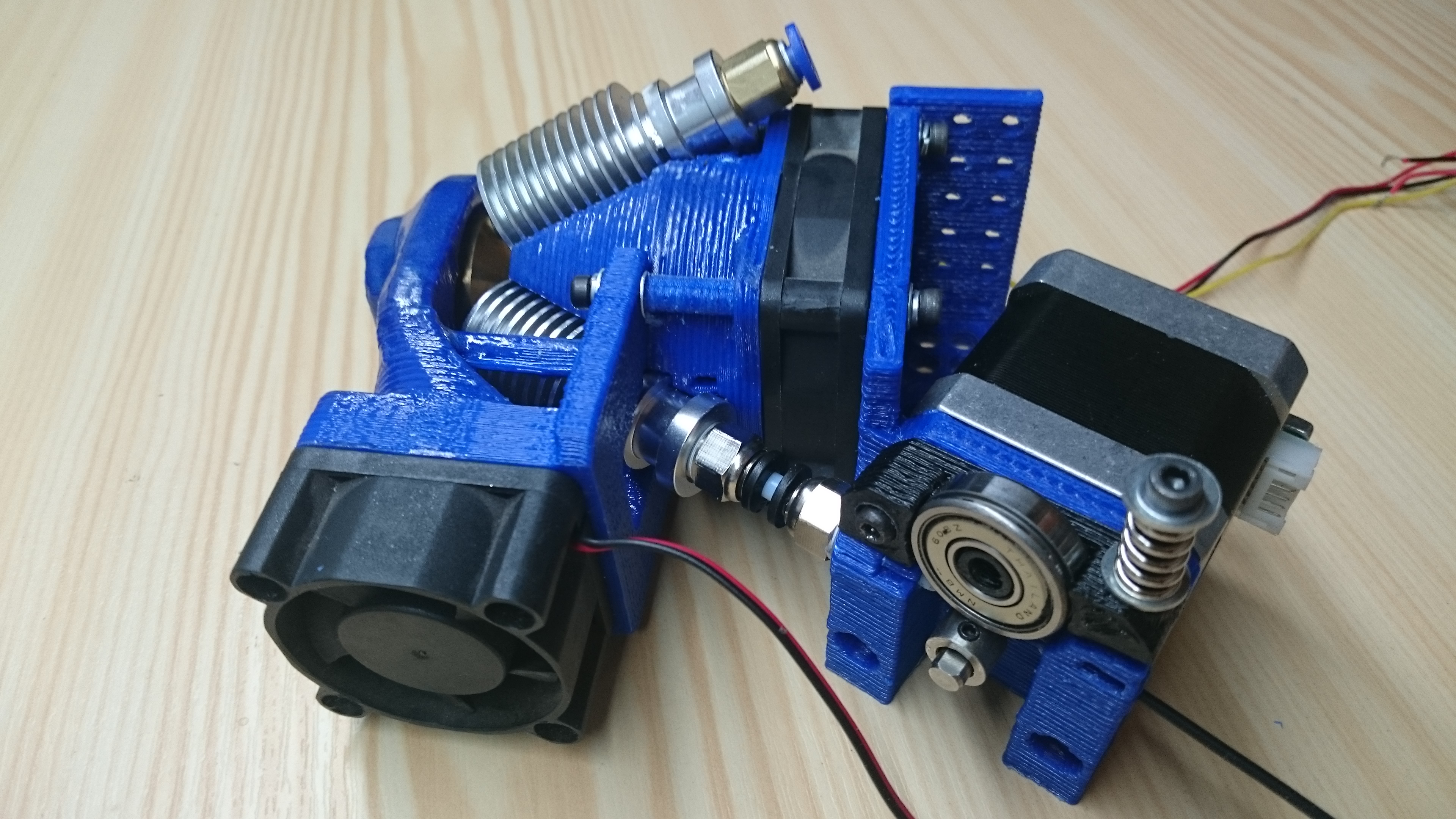 Diamond hotend direct extruder