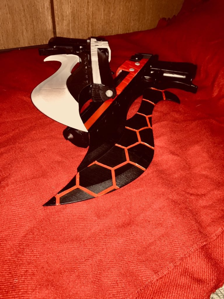 ”Kansho and Bakuya” gun style from Fate stay night