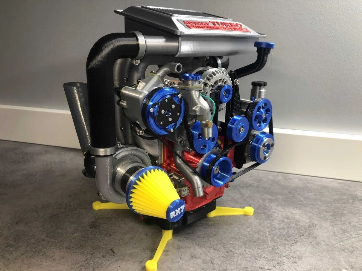 Mazda RX7 Wankel Rotary Engine 13B-REW Remix
