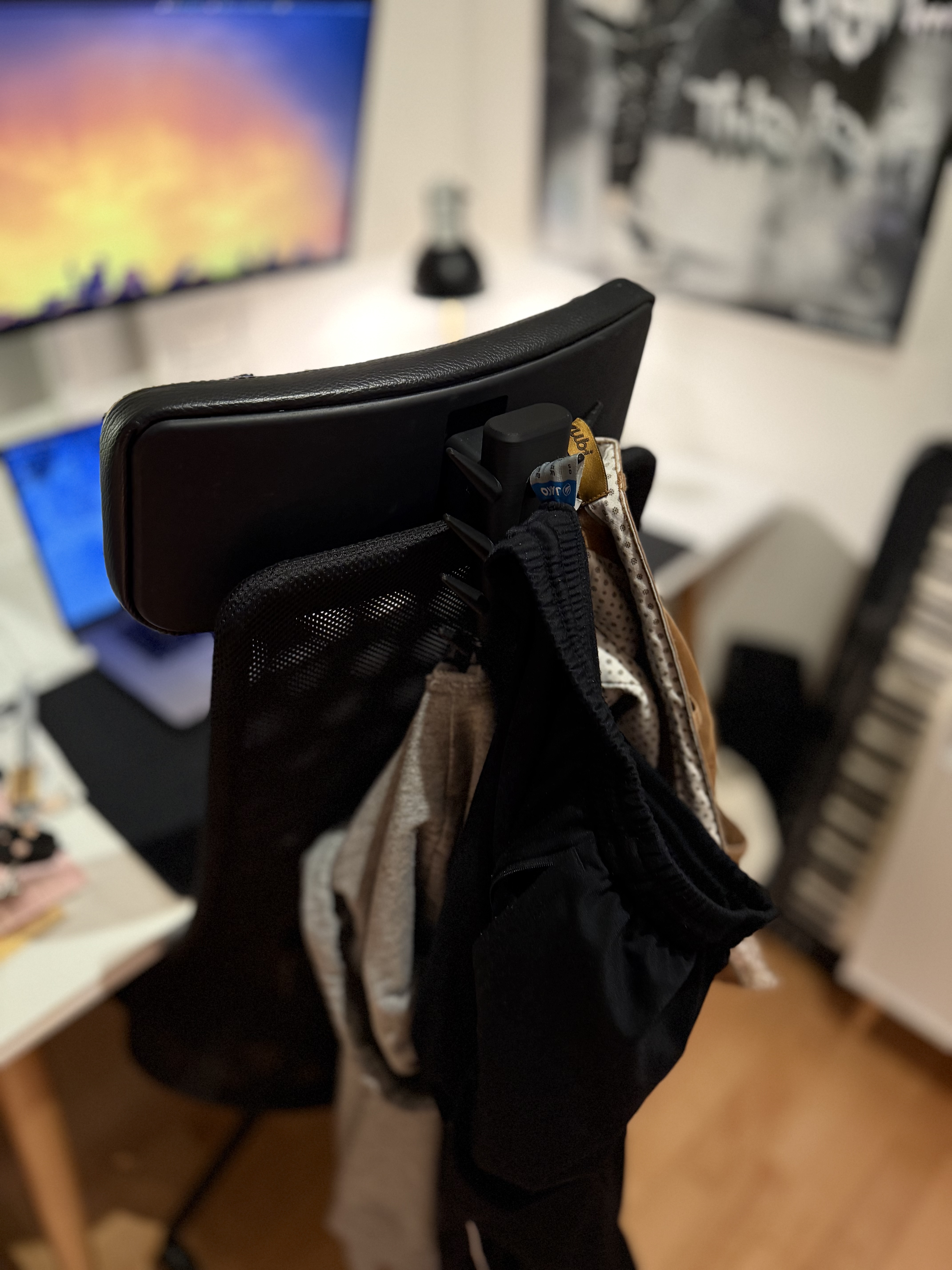 JÄRVFJÄLLET office chair coat hooks