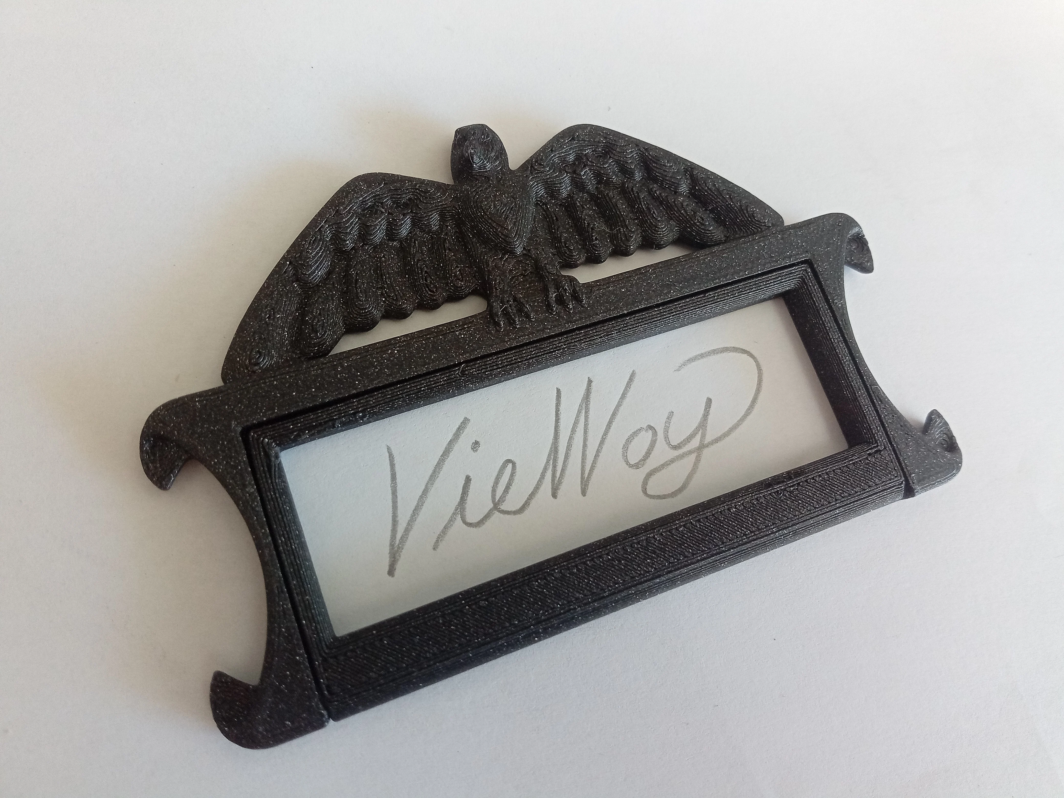 Sokol - 3D Locker Name Tags