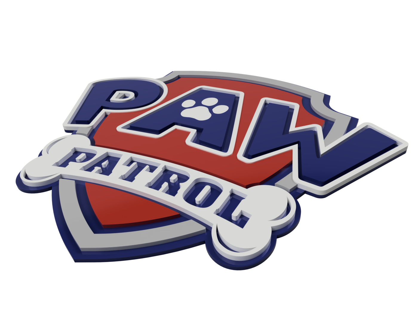 Paw Patrol doorplate
