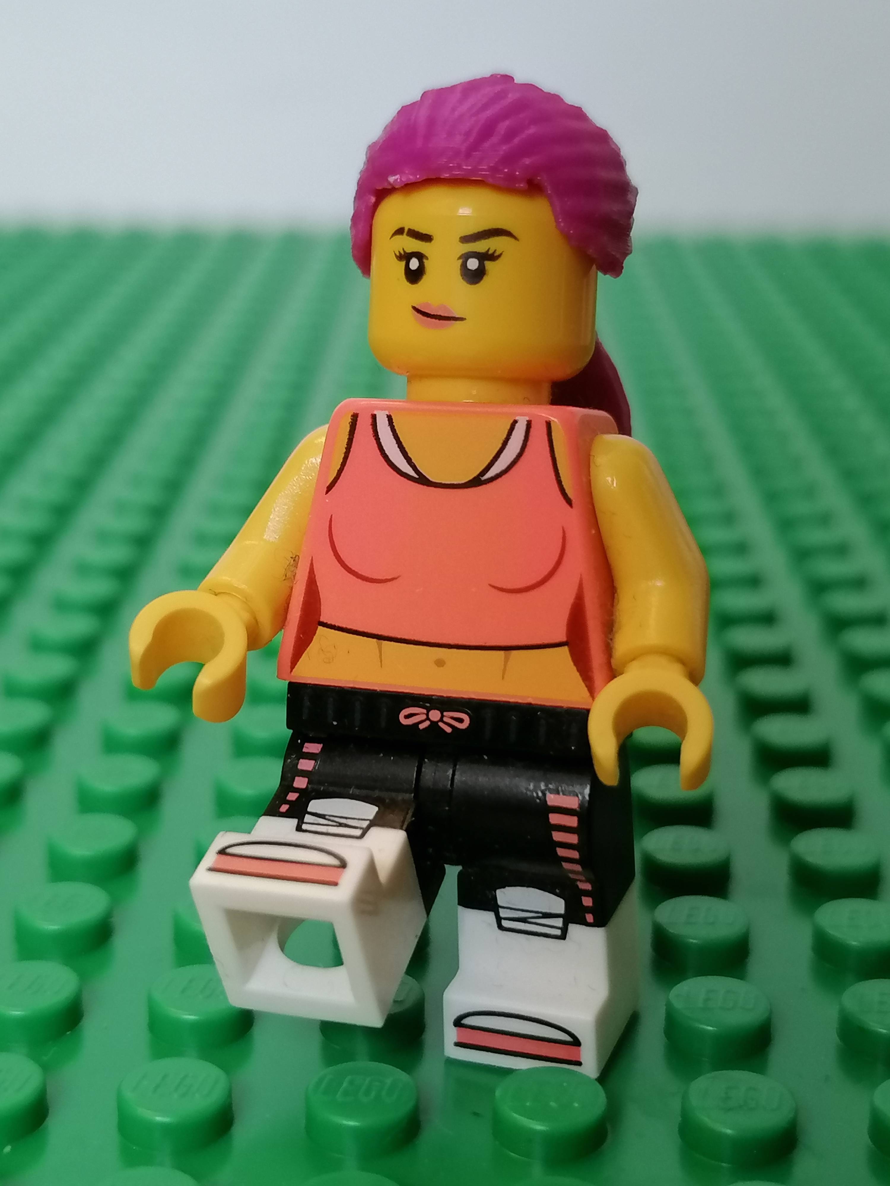 LEGO compatible Hair with braid