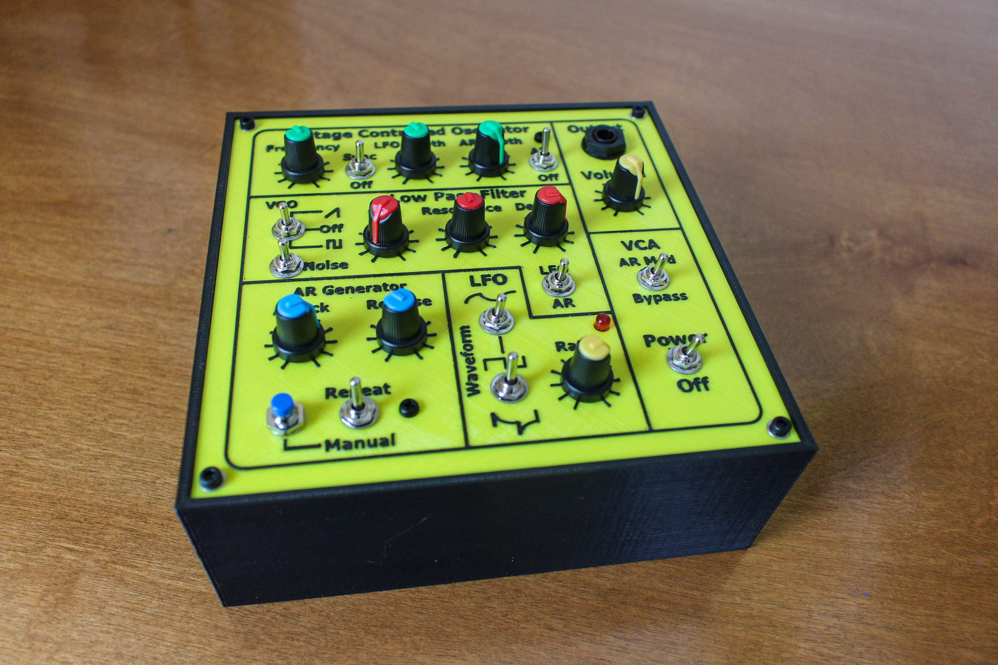 MFOS Noise Toaster Synthesizer Case and Panel