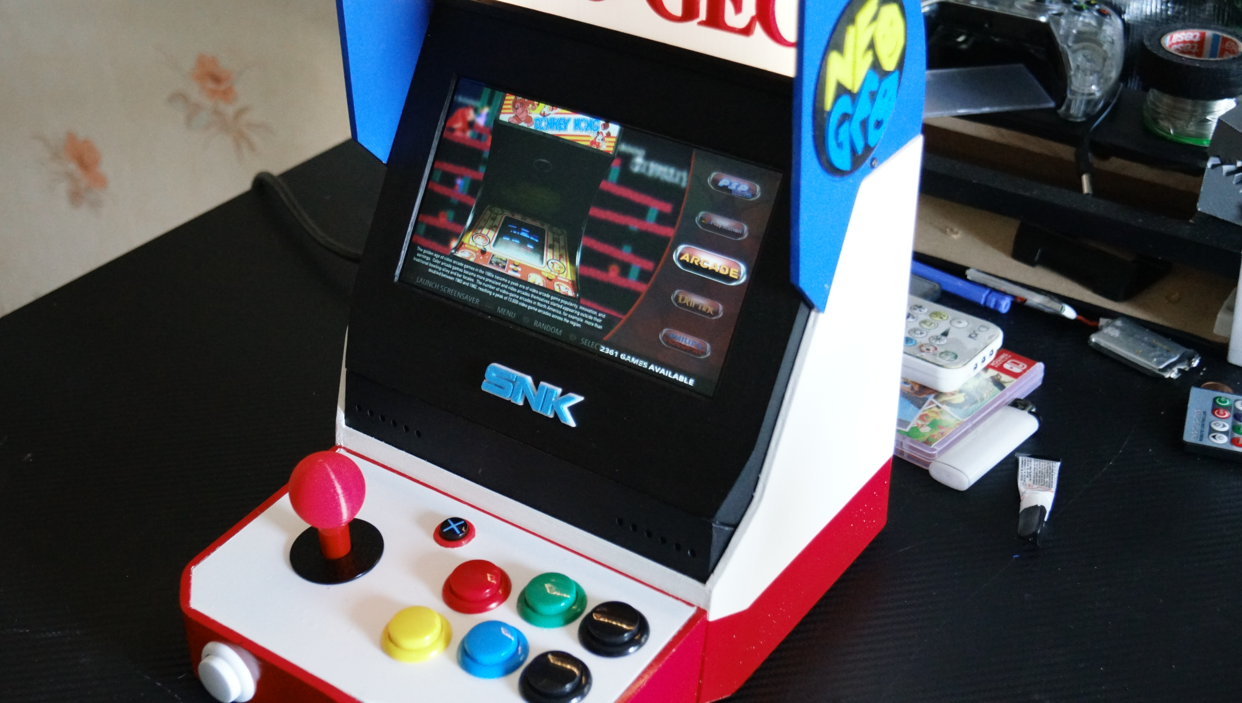 SNK NeoGeo Bartop 7inch