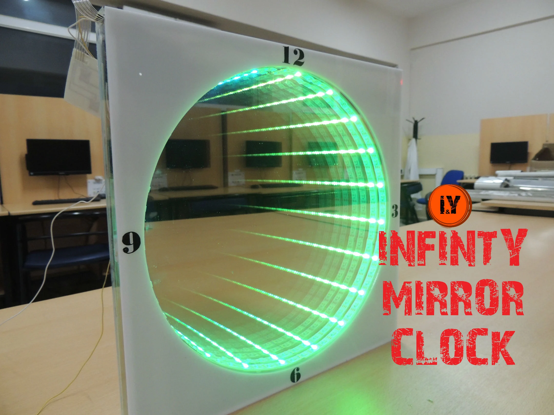 HOW TO MAKE AN INFINITY MIRROR CLOCK