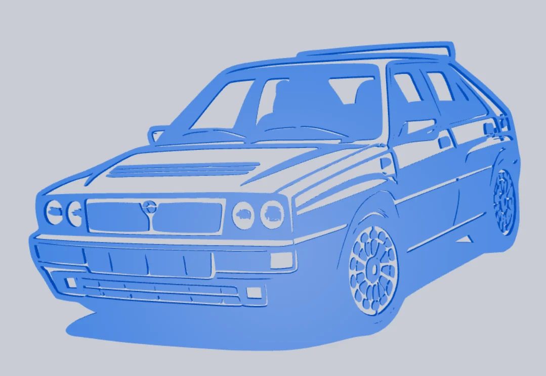 Lancia Delta stencil