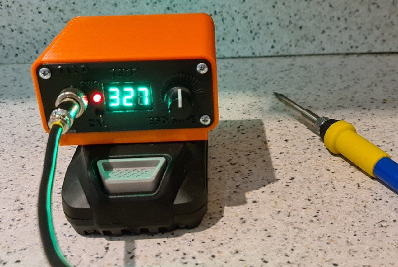T12 PORTABLE SOLDER STATION FERREX / ALDI 20v BATTERY