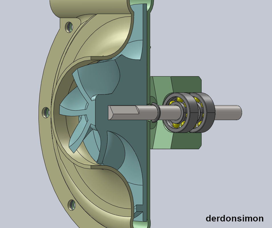 Centrifugal Water Pump - hand drill driven