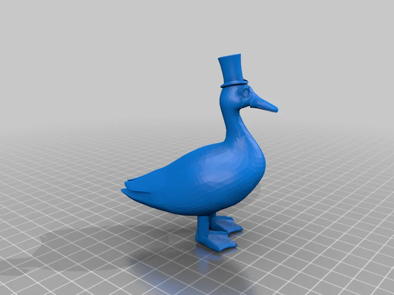 A very distinguished duck