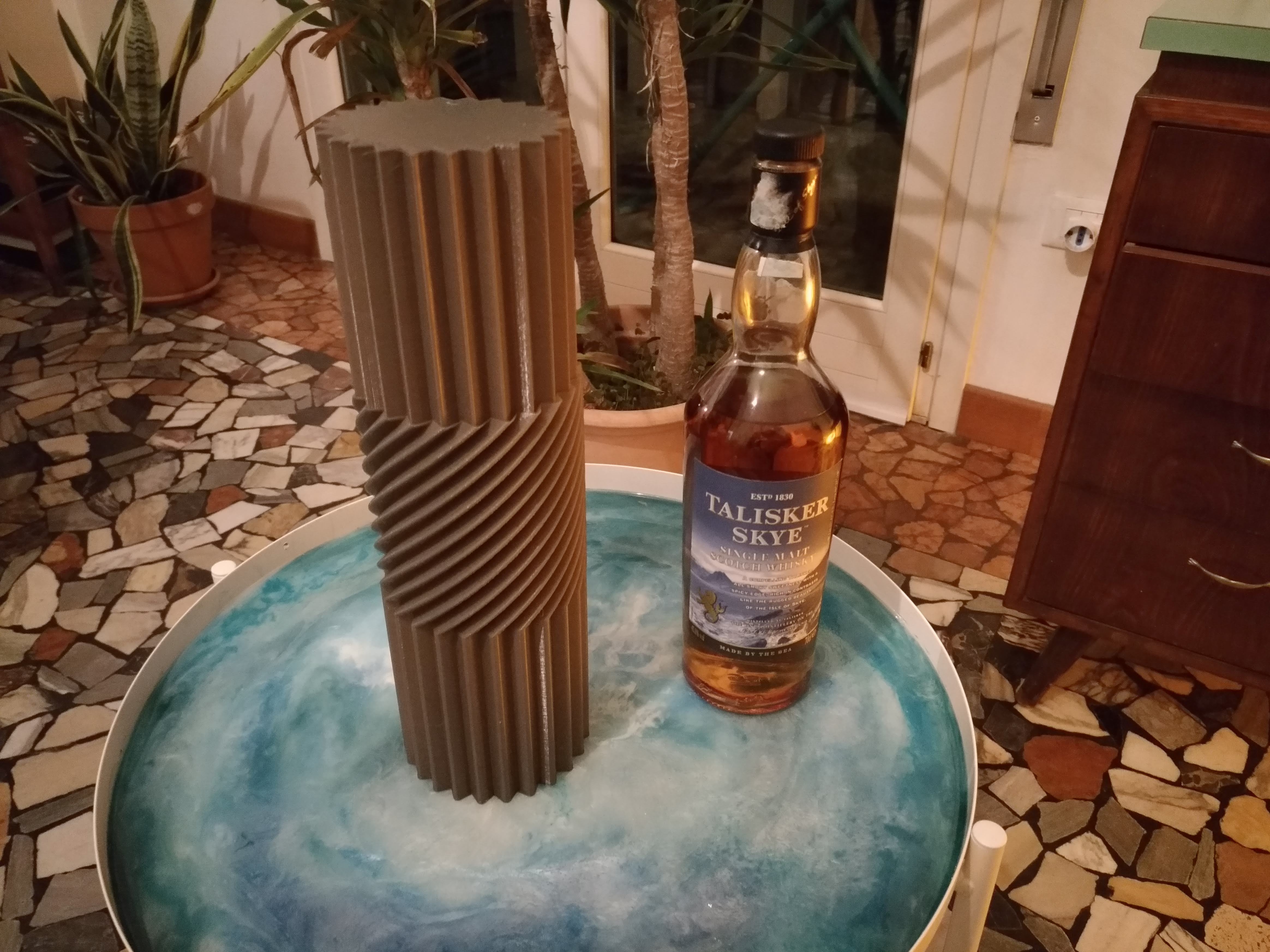 Whiskey Bottle Container