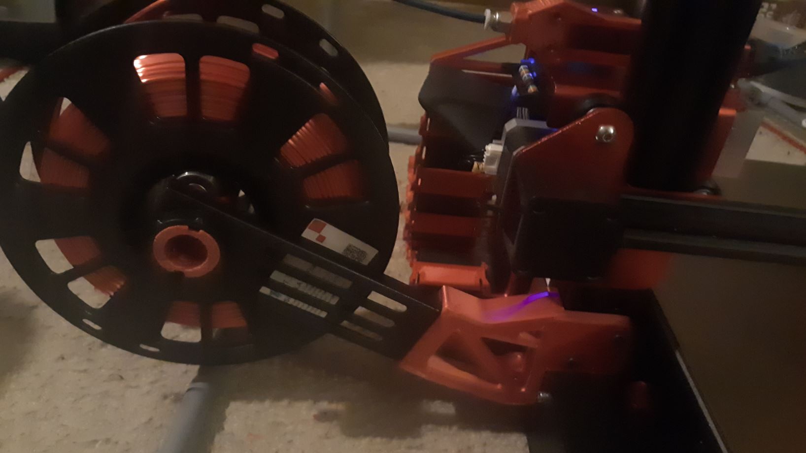 CR10S Pro  Spool Holder + Z Chain combo mount [Better Fit & Shorter remixes]