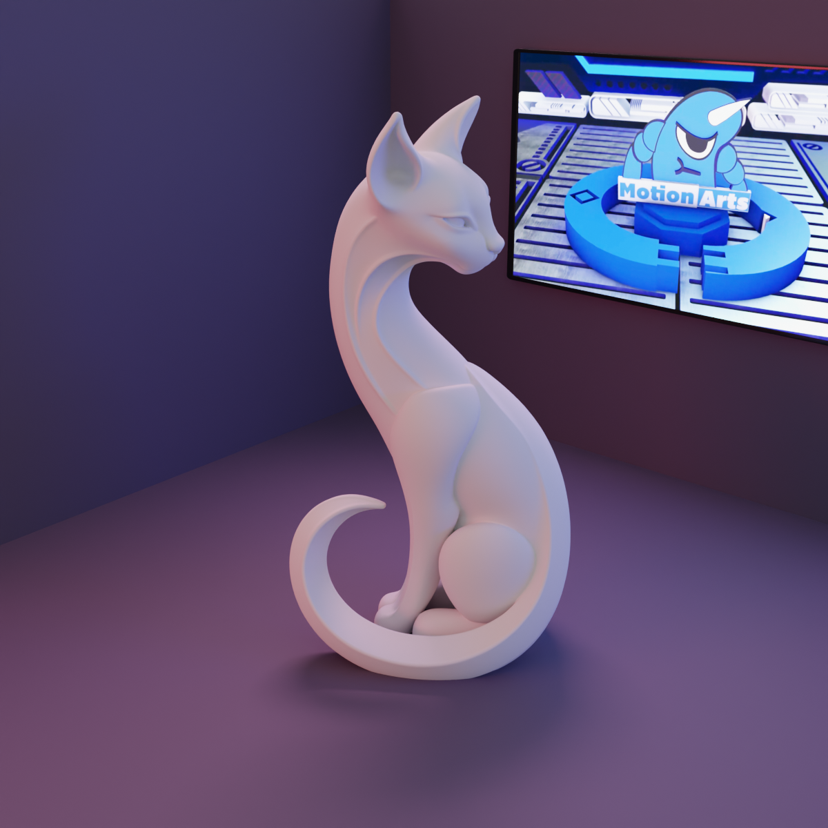 Gato Estatua