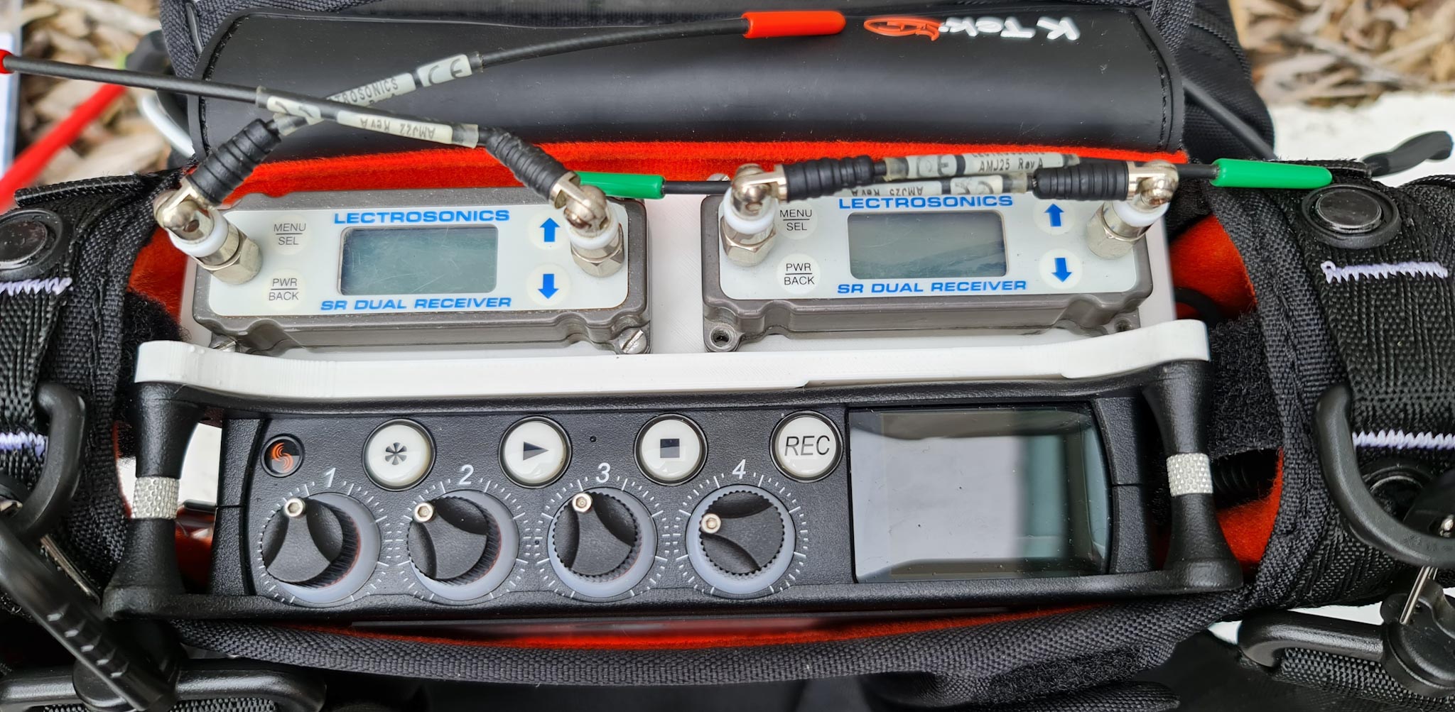 Mixpre6 Lectrosonics SR Dashboard