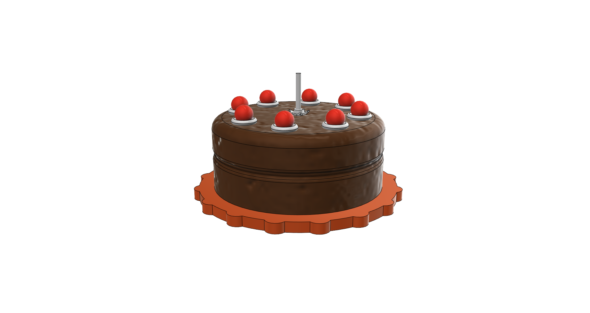 Portal 1 Cake 1/10 Scale