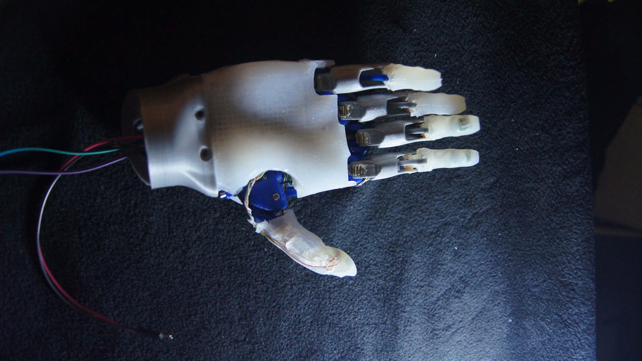 Silicone Mold for Prosthetic Hand