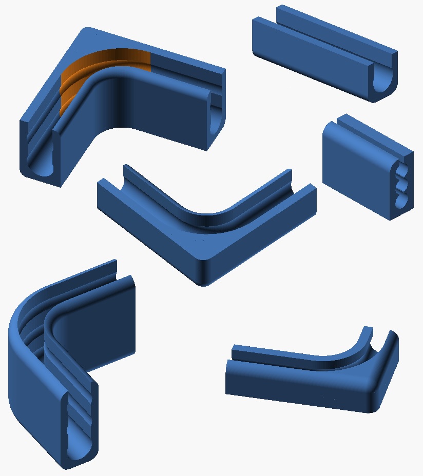 Cable guide  corner