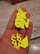 Volcom and Burton Keyring
