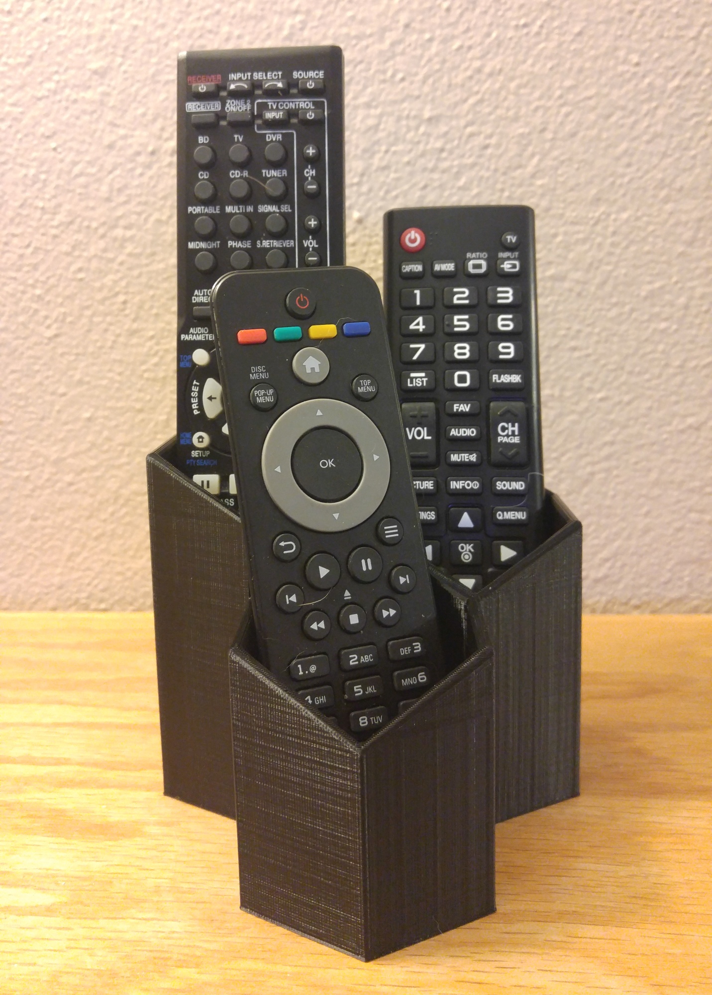 Hexagon 3 Remote Holder