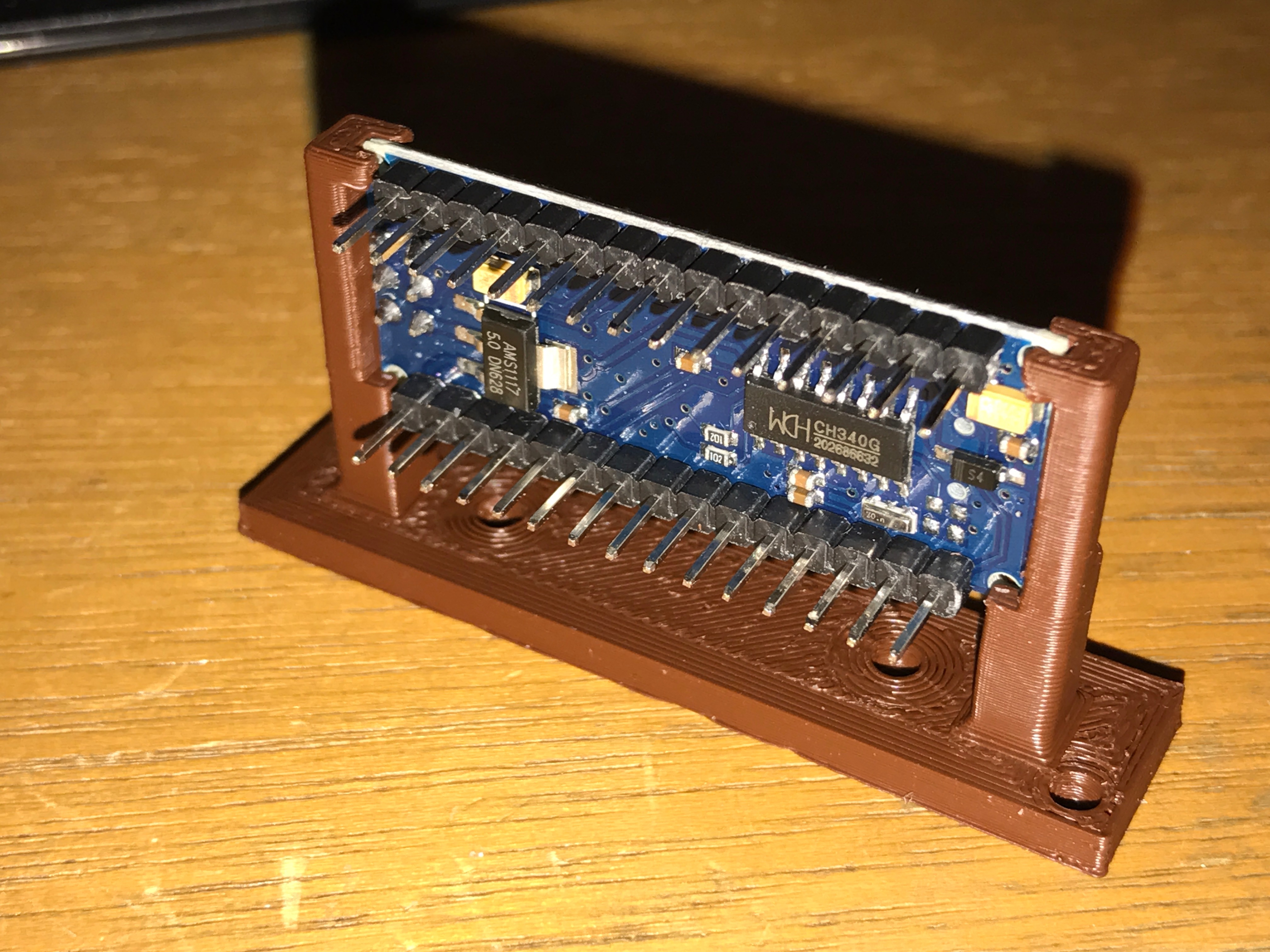 Mounting bracket for Arduino Nano