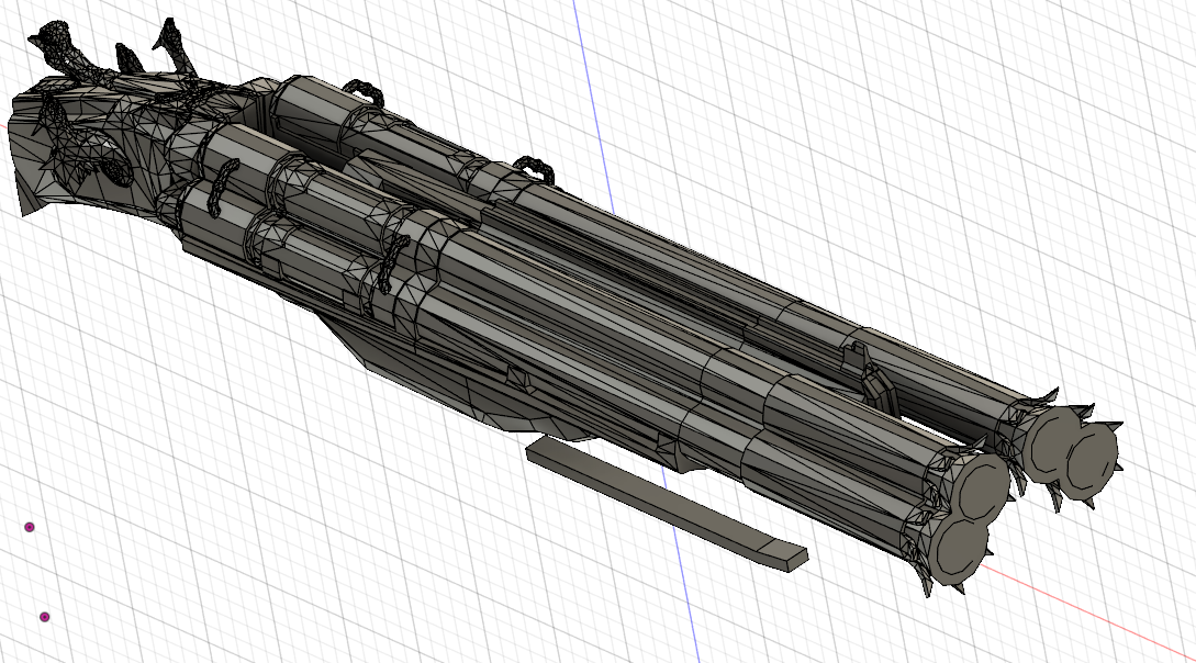 Blundergat/Acidgat four barreled shotgun prop