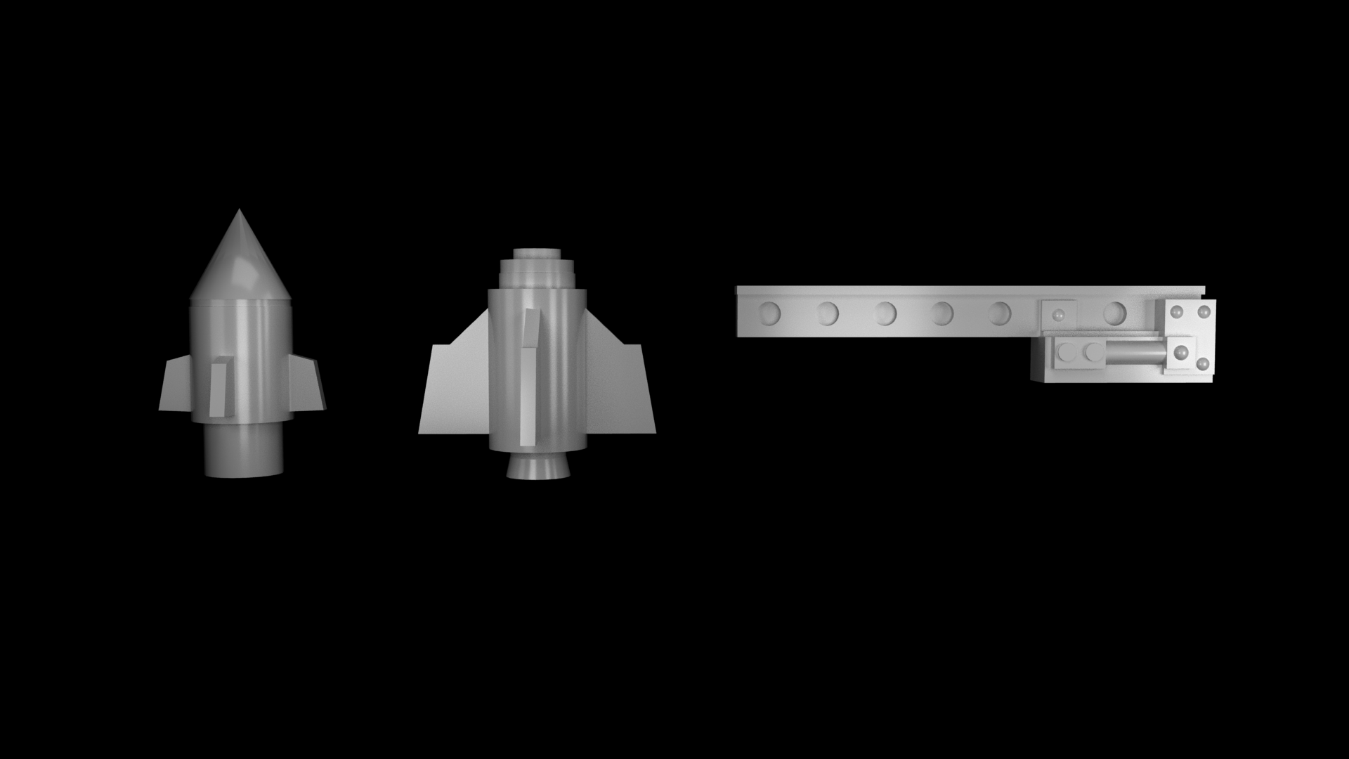 BASIC BUILD-A-MISSILE AND LAUNCHER (FREE)