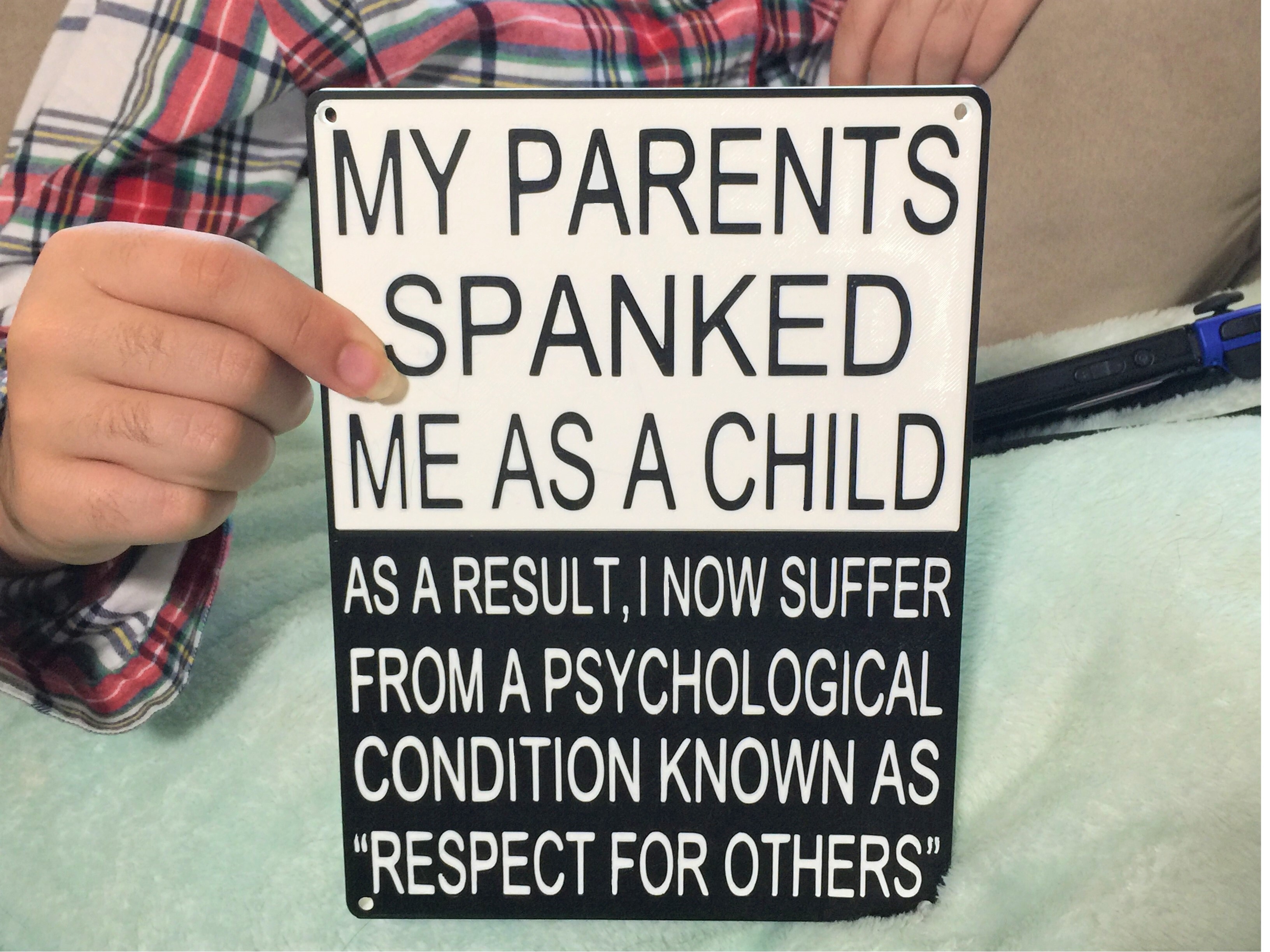 Spanked Sign