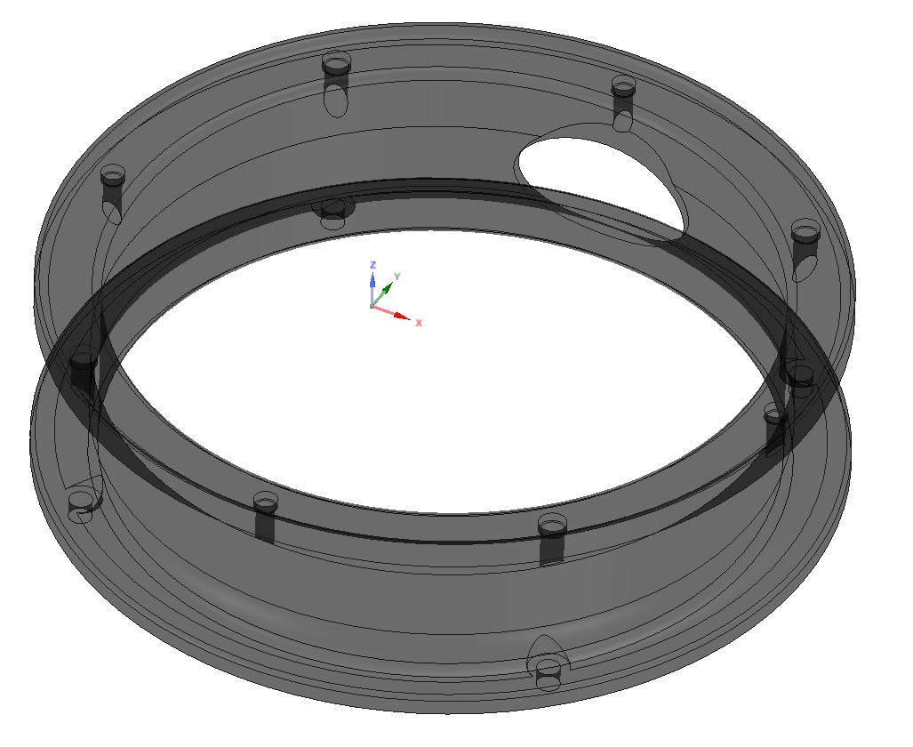Skoda Fabia 2002 speaker ring 170mm (165mm)