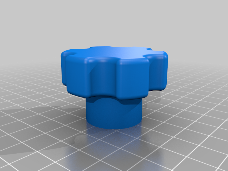 3/8 Hexagonal Knob (Pomo o Perilla para tuerca Exagonal).