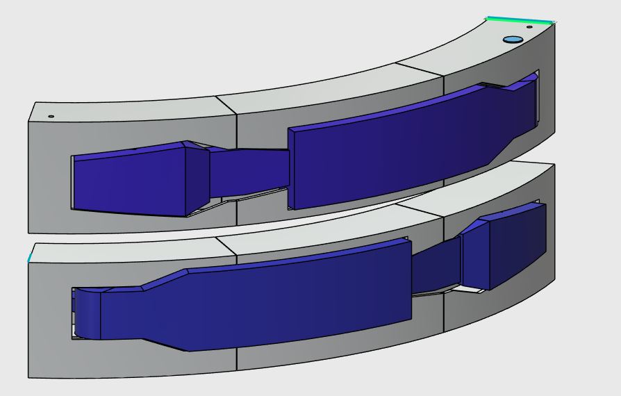 R2D2 Utility Arm Frame (with Servo fixing) for CSR standard frame / skins