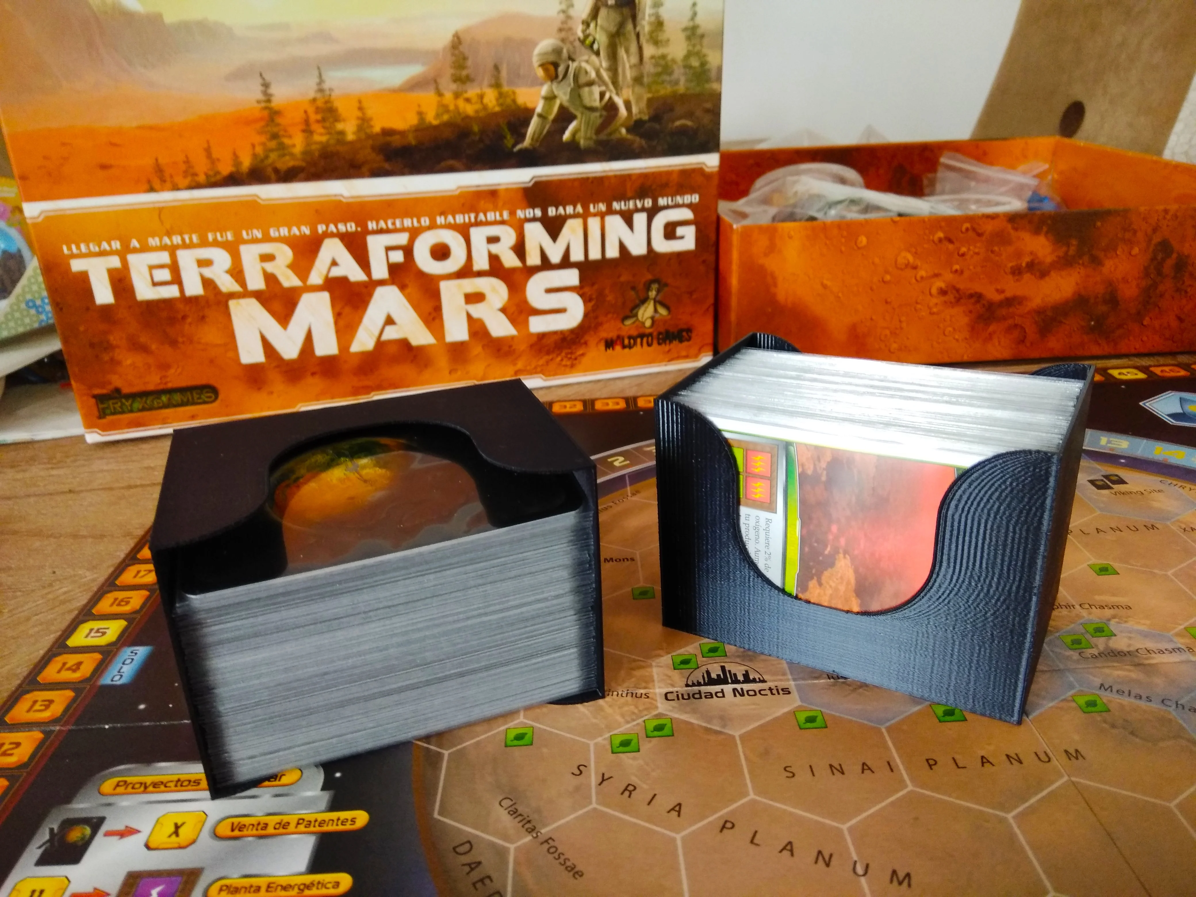 Caja para cartas Terraforming Mars