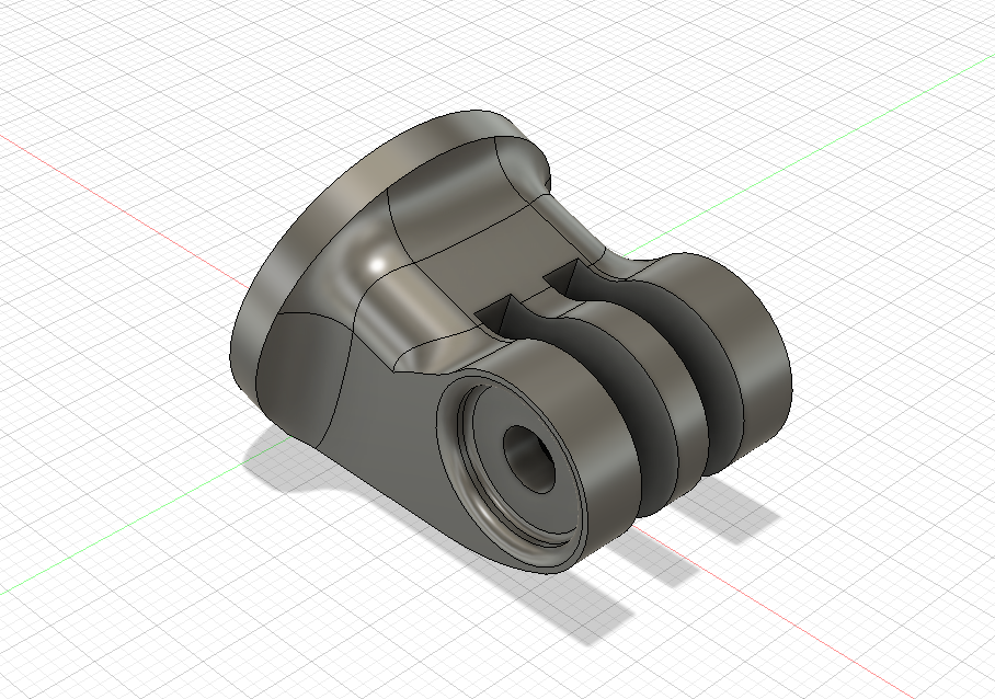 Gopro tripod mount durable version (Editable)