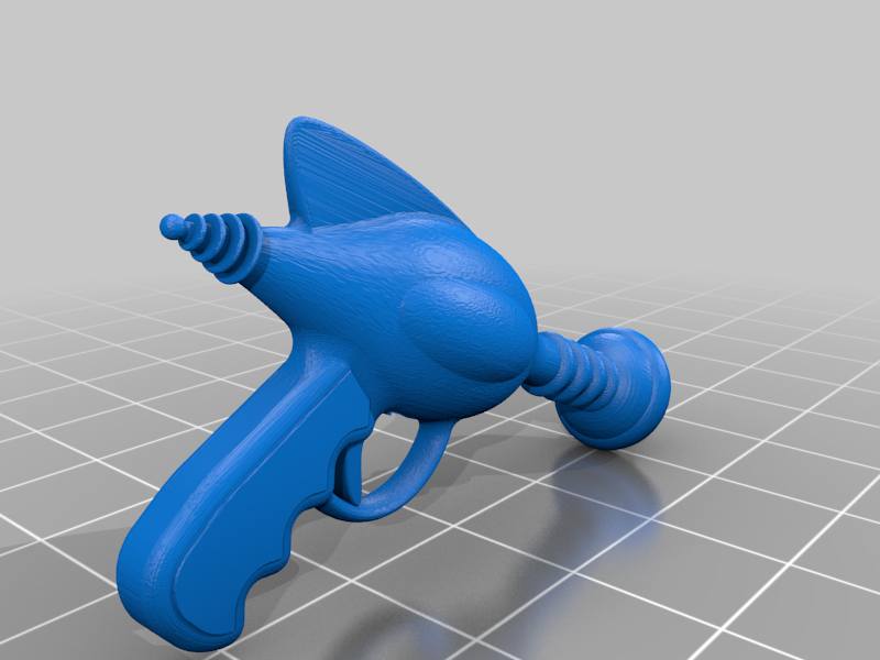 1950s-style Ray Gun for 1:6 Scale Action Figures