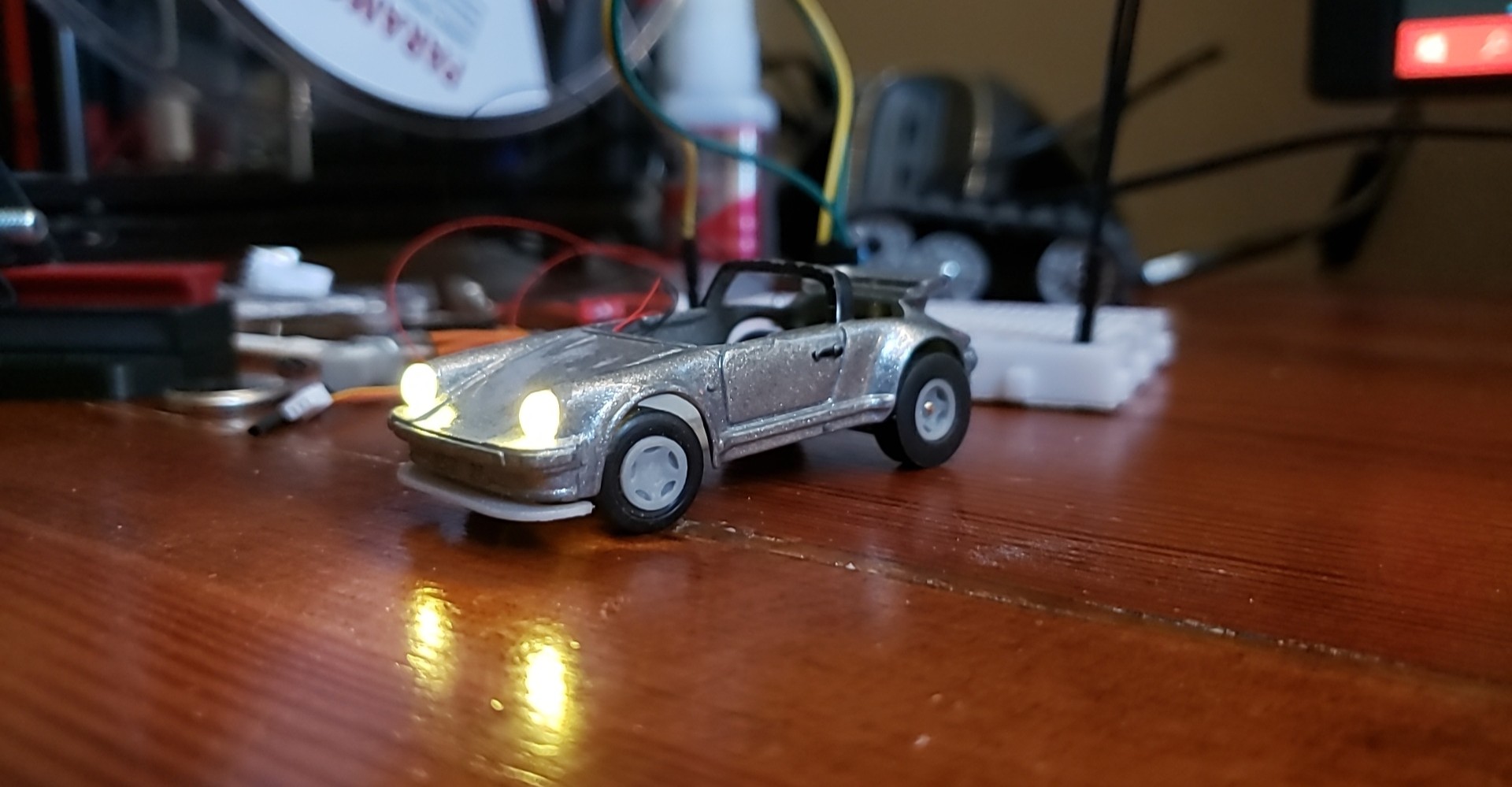 1/64 Scale RC Porche 911 Diecast Frame