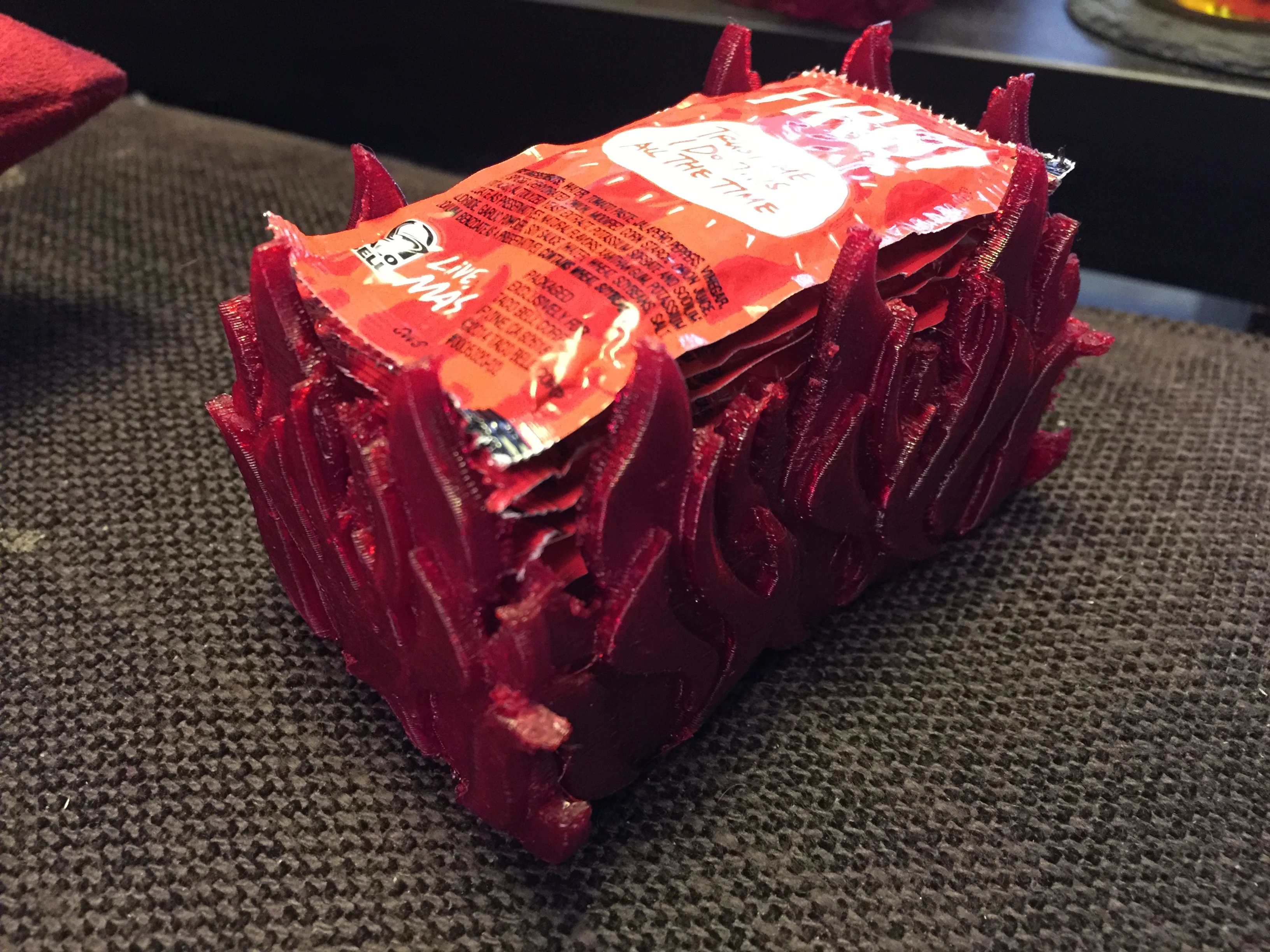Large Taco Bell Fire Sauce Holder