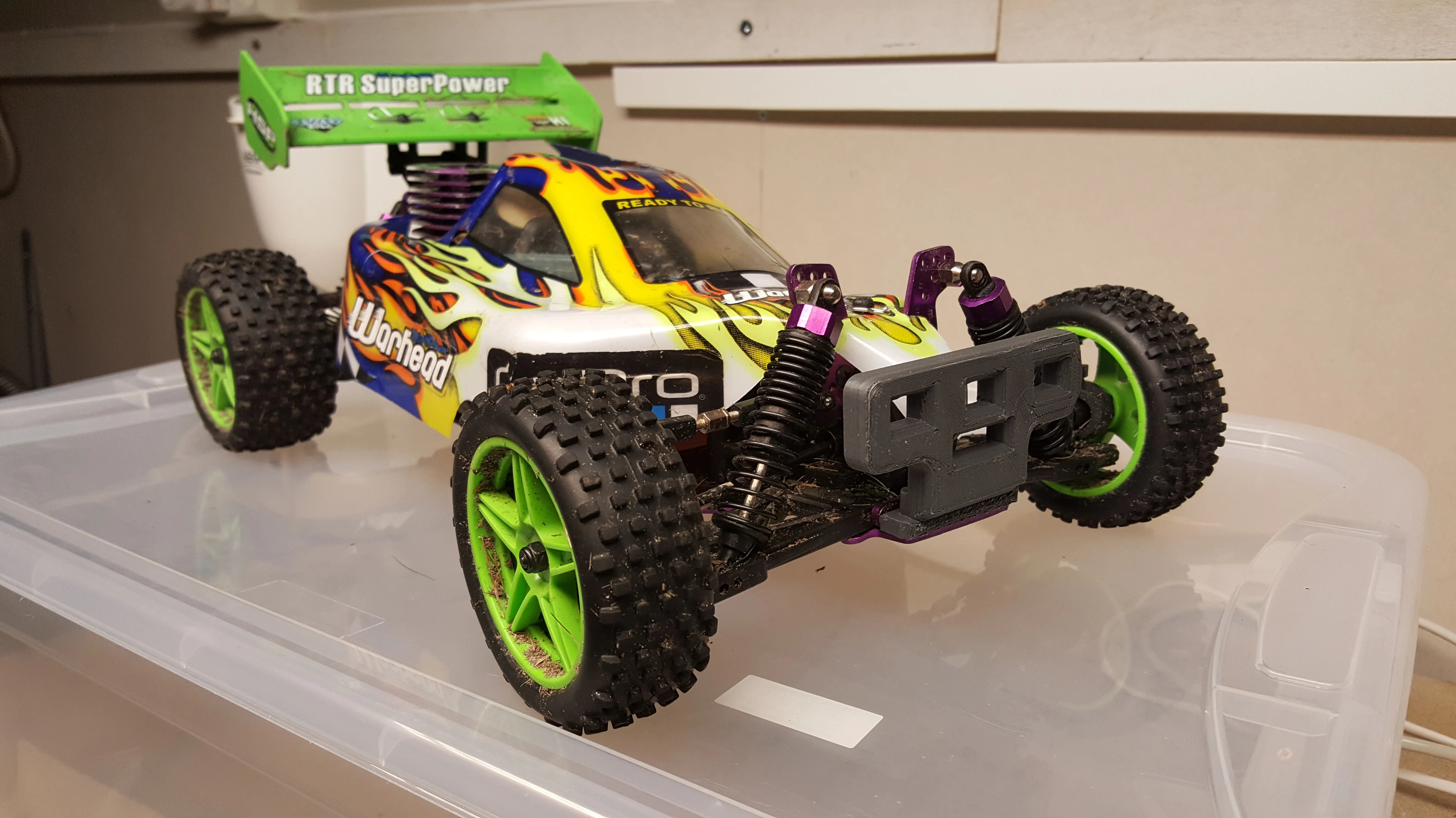 Bumper for RTR Warhead RC Car